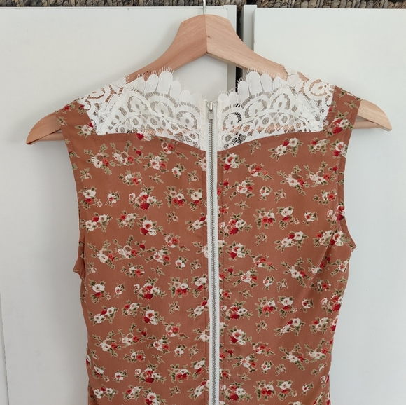 For Love and Lemons Gilly Girl Mini Dress Country Floral - Picture 6 of 10